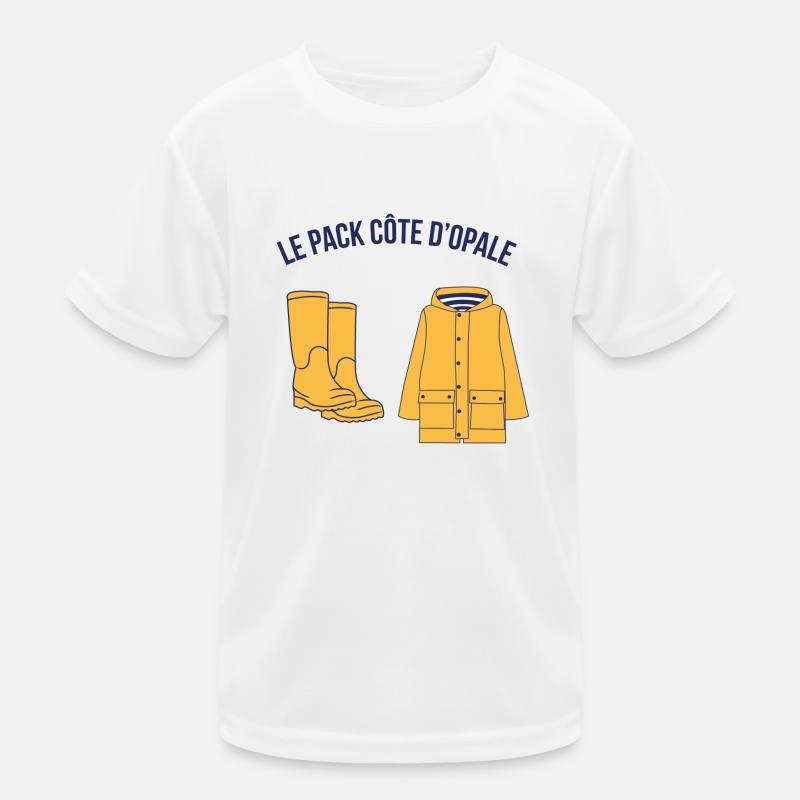 PACK COTE D OPALE - T-shirt sport Enfant - blanc