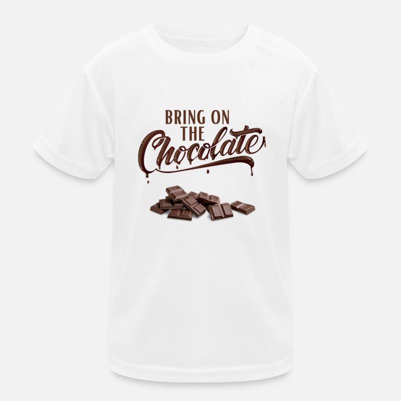 Apportez le chocolat - Schokoliebe T-shirt sport Enfant