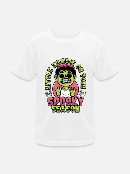 Zombie Halloween - Kids Functional T-Shirt - white - Front