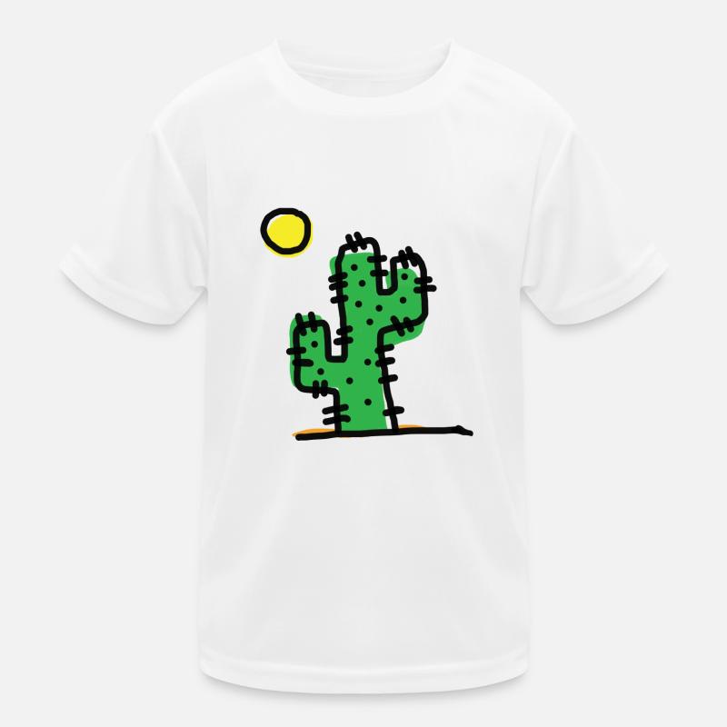 Single cactus Kids Functional T-Shirt