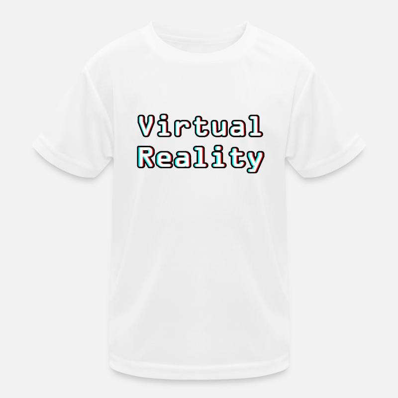 Virtual Reality Unleashed - Digitale Kunst Kinder Funktions-T-Shirt