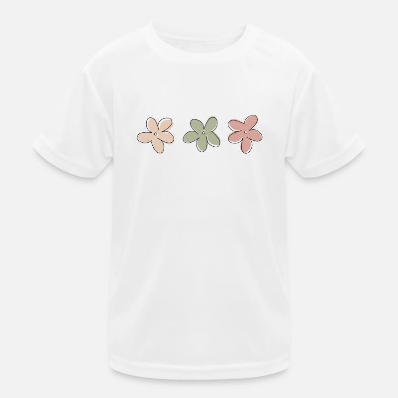 Blumen. Kinder Funktions-T-Shirt