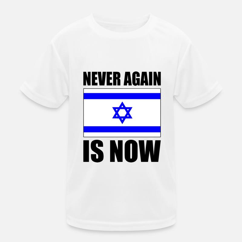 Never again is now Kinder Funktions-T-Shirt
