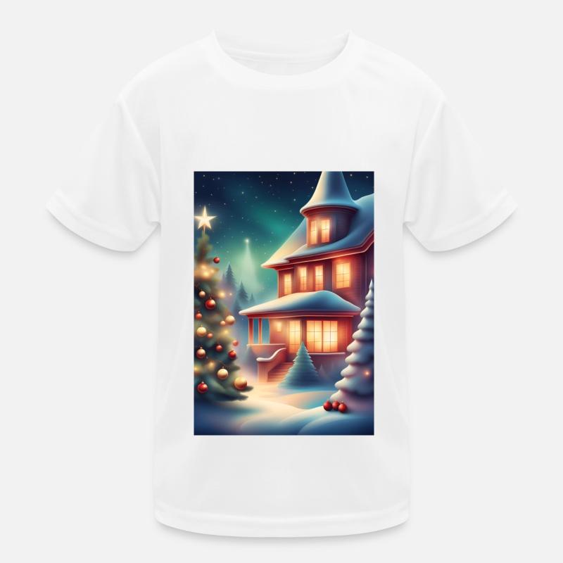 Merveilleuse période de Noël T-shirt sport Enfant