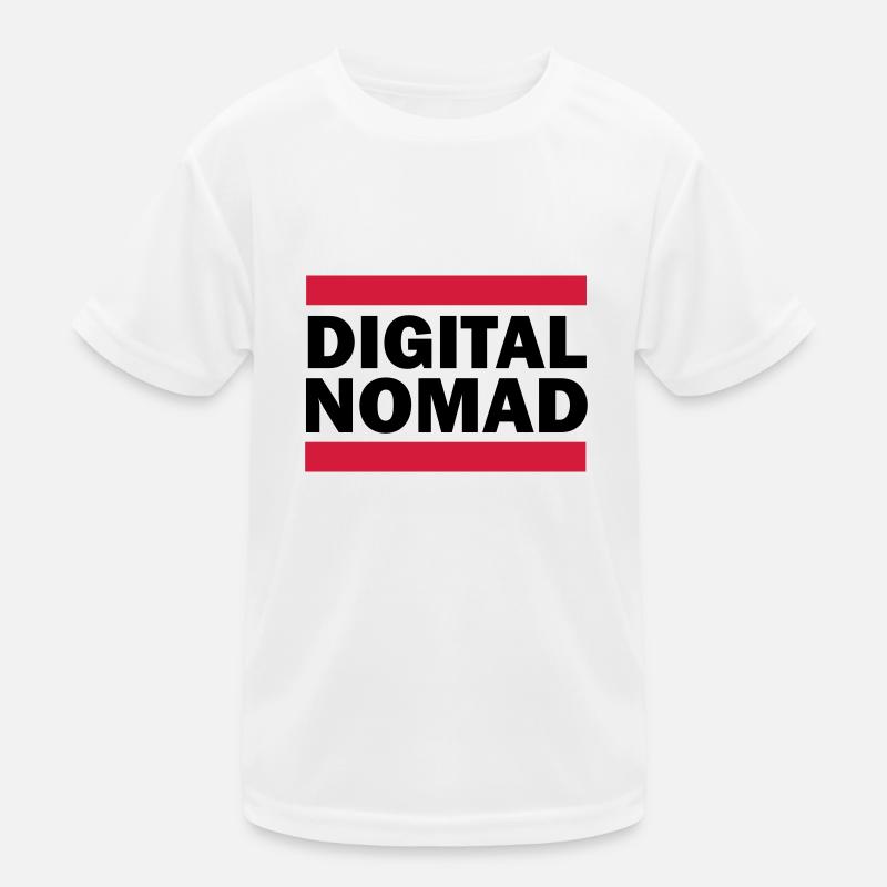 Digital Nomad Kids Functional T-Shirt