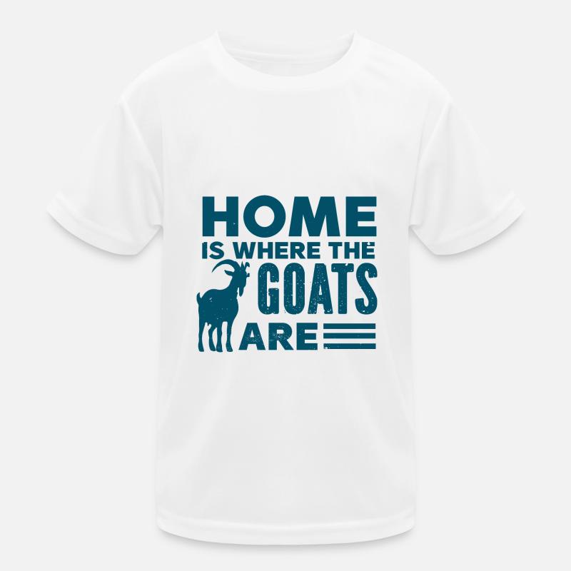 Ziege - Bock - Geiß - Bauernhof - Zoo - Urlaub Kinder Funktions-T-Shirt