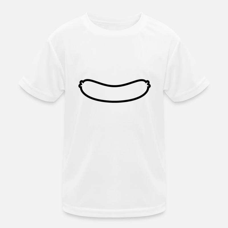 Sausage Outline Kids Functional T-Shirt