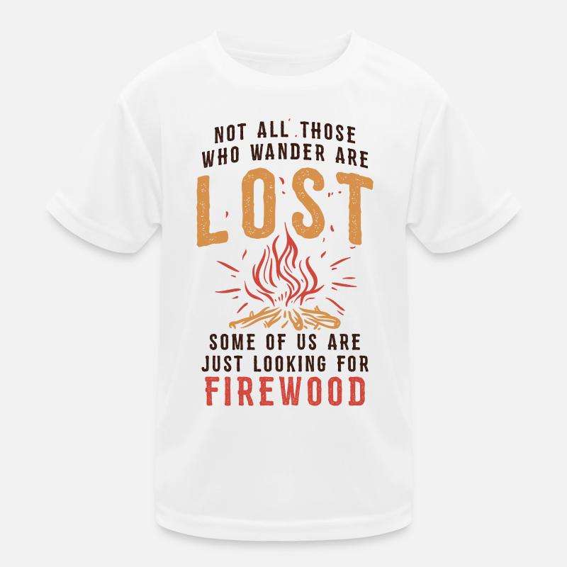 Not everyone who wanders around is lost Kids Functional T-Shirt