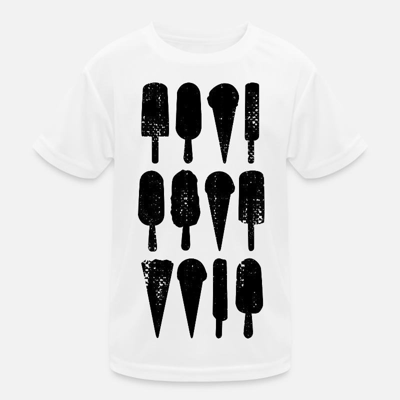 Eiscreme Sorten Kinder Funktions-T-Shirt