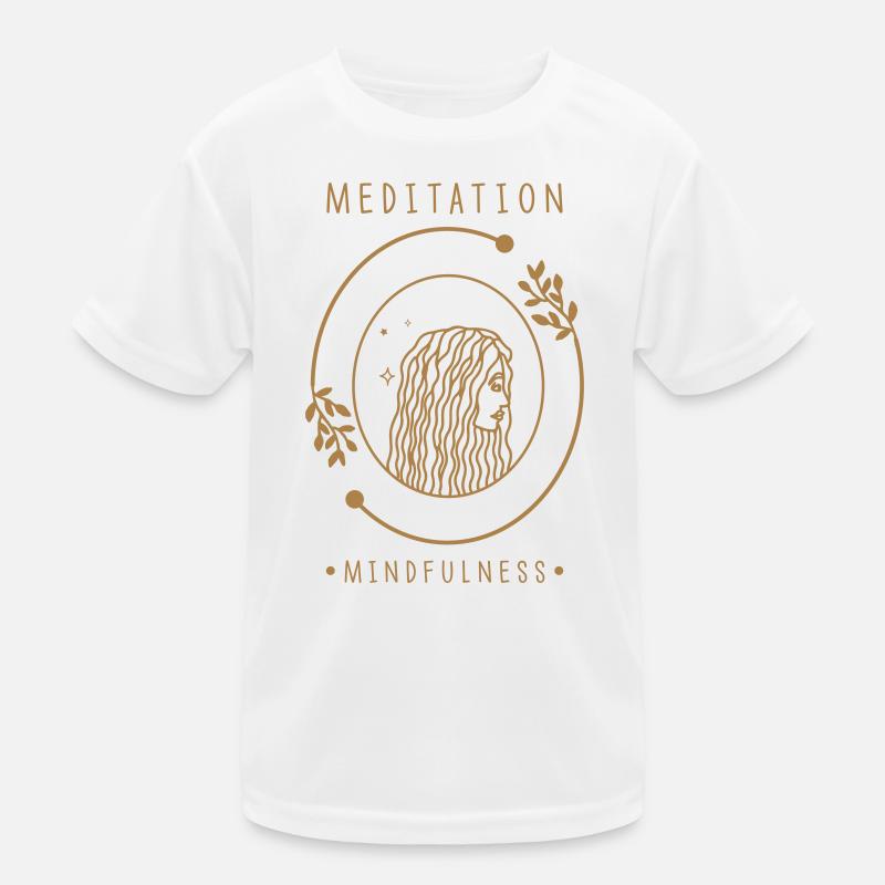 Mindfulness Meditation Kids Functional T-Shirt