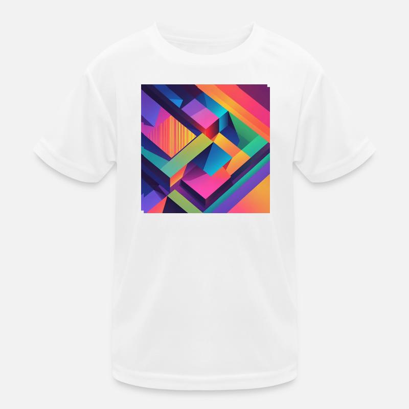 abstract Kids Functional T-Shirt