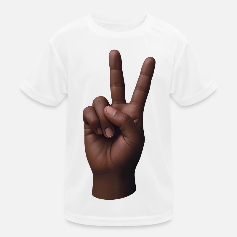 PEACE HAND #3 - peace & love T-shirt sport Enfant