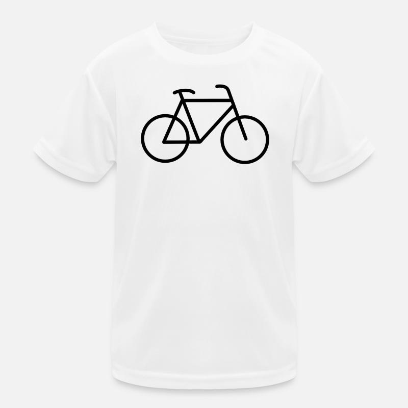 Icône du cyclisme Noir T-shirt sport Enfant