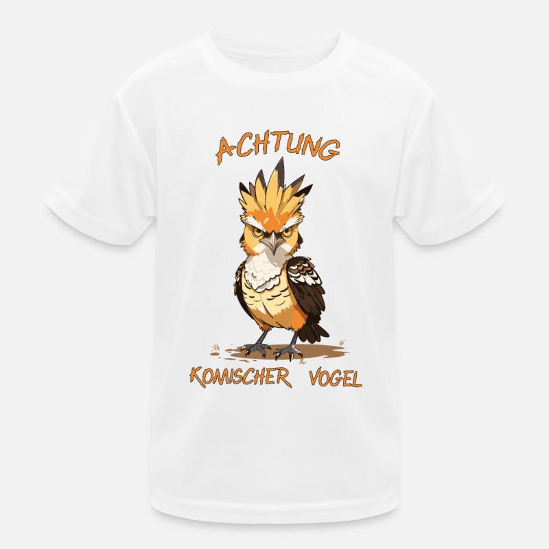 Komischer Vogel Kinder Funktions-T-Shirt