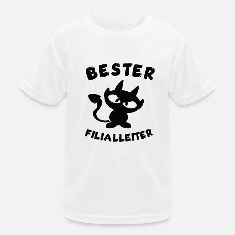 cool best store manager design Kids Functional T-Shirt