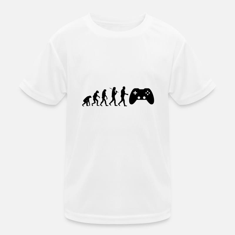 Gaming Evolution Entwicklung des Gaming Geschenk Kinder Funktions-T-Shirt