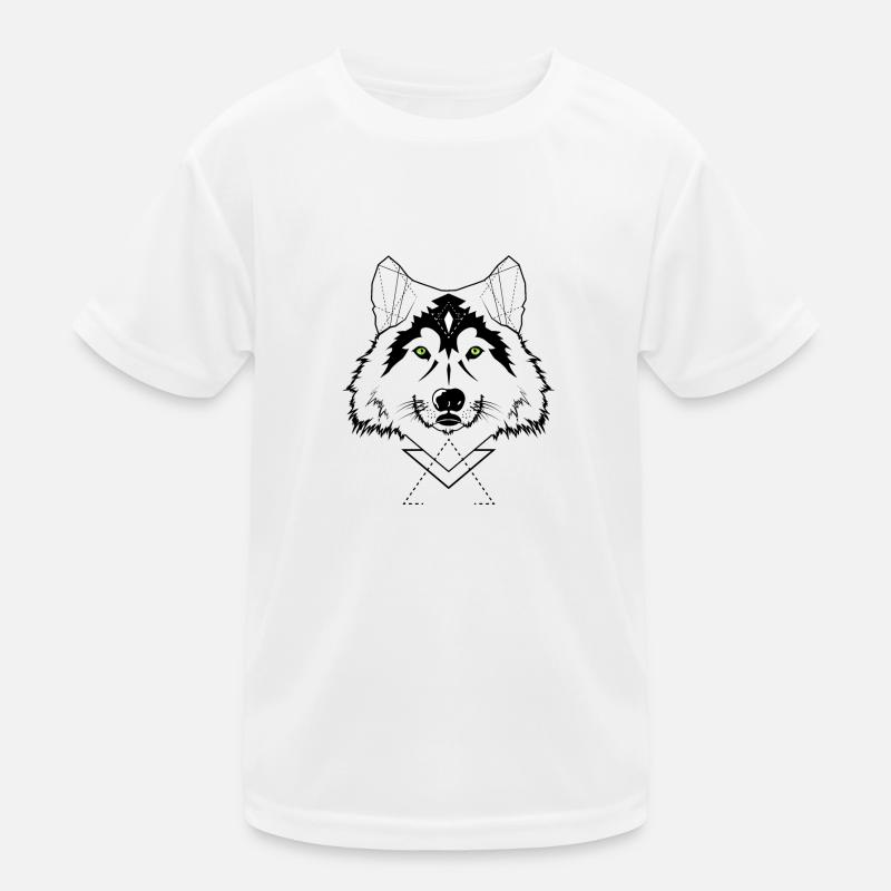 Wolf Kinder Funktions-T-Shirt