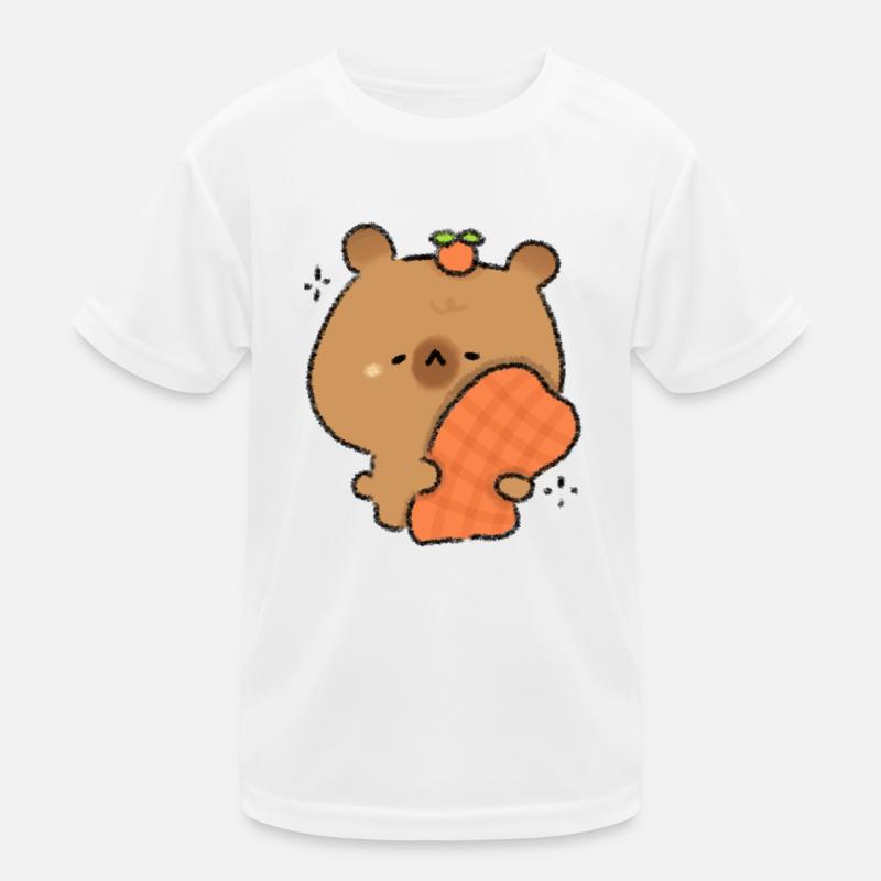 Sleepy Capybara Kids Functional T-Shirt