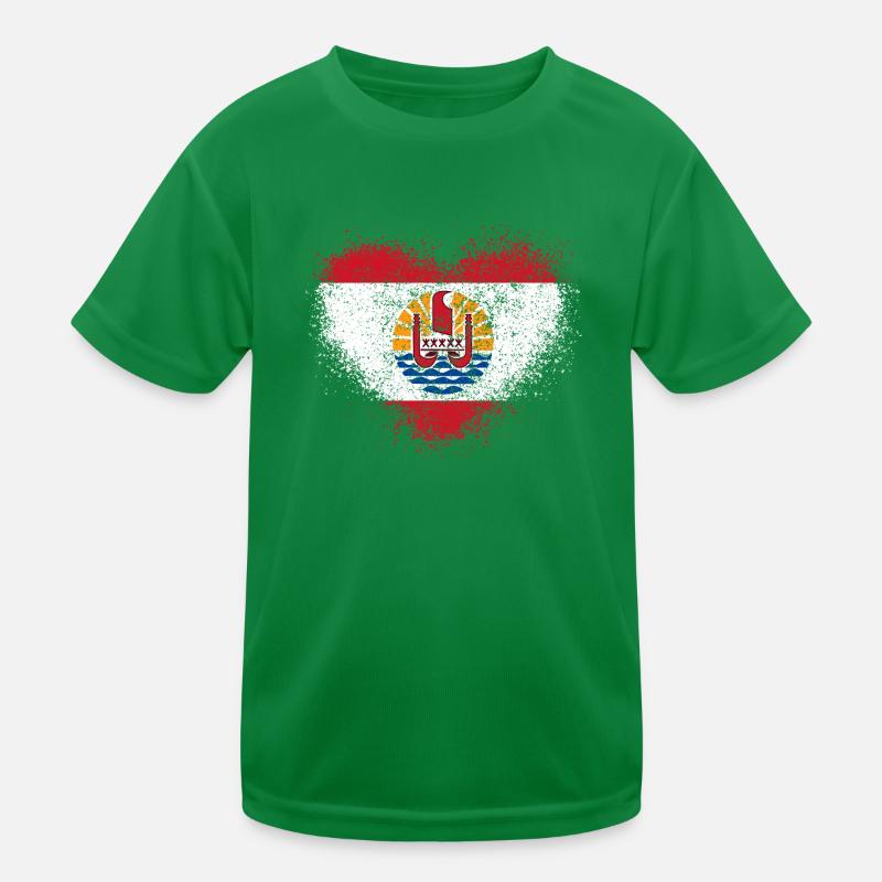 French Polynesia Kids Functional T-Shirt