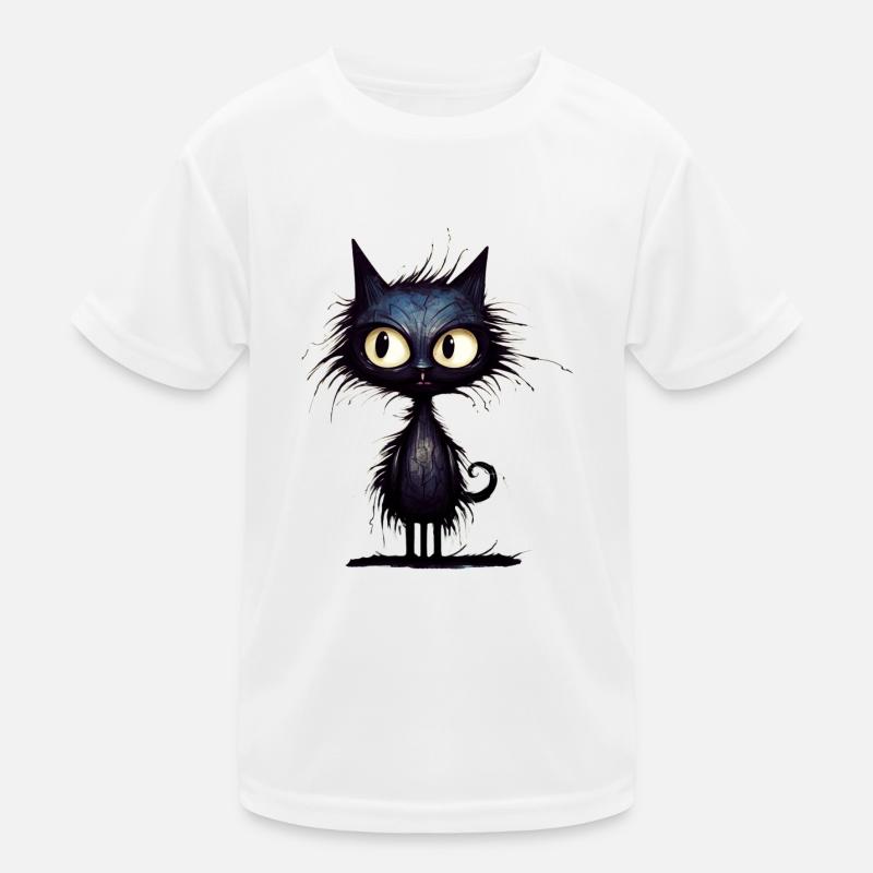 Chat moche T-shirt sport Enfant