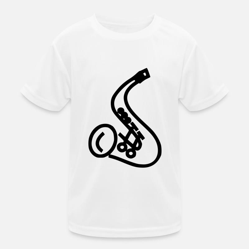 saxophon Kinder Funktions-T-Shirt
