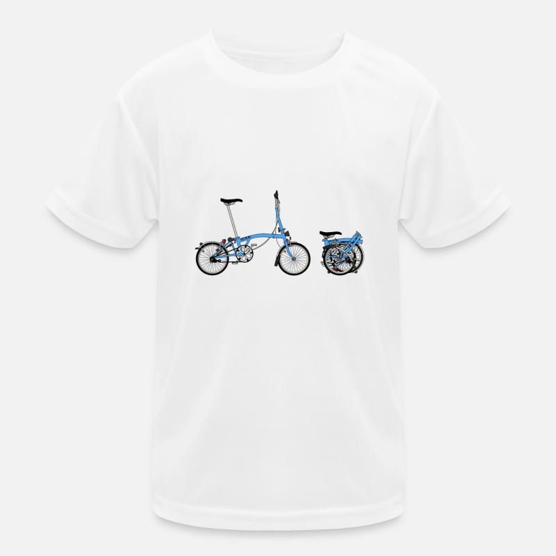 Brompton-Fahrrad Kinder Funktions-T-Shirt