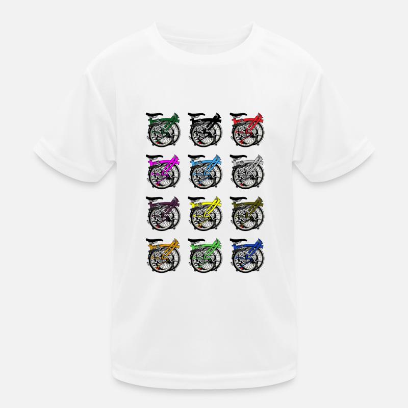 Brompton Bicycle Folded Kids Functional T-Shirt