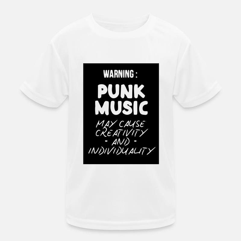 La musique punk peut causer de la créativité et de l'individualité T-shirt sport Enfant
