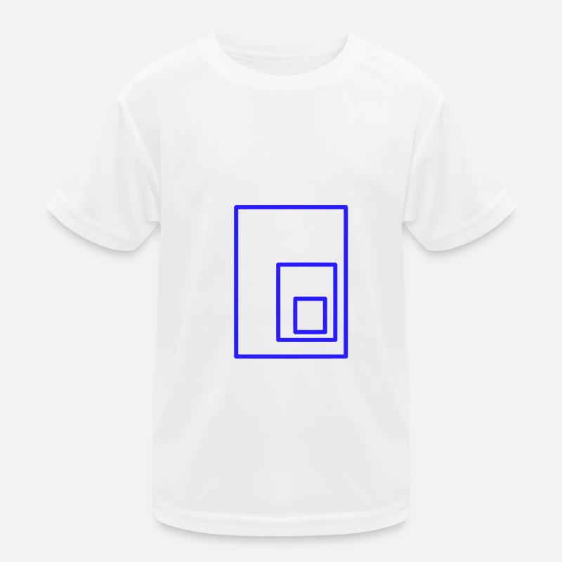 Rechtecke Kinder Funktions-T-Shirt