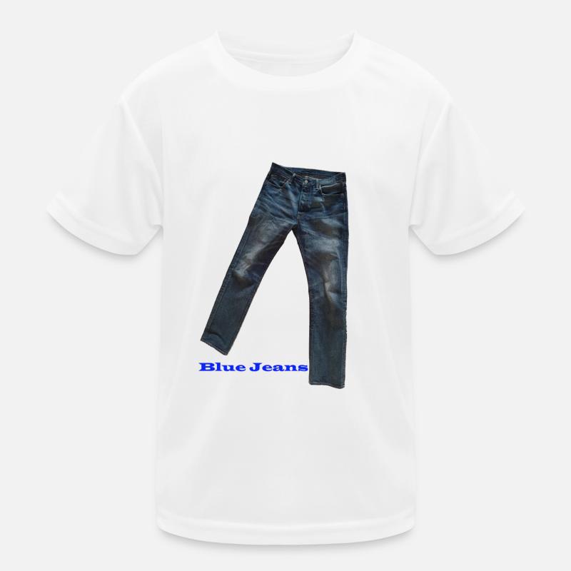 Blue Jeans Kinder Funktions-T-Shirt