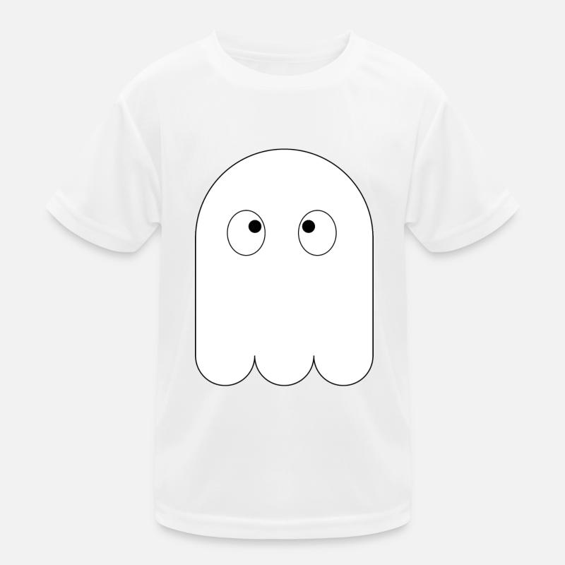 Cross-eyed ghost / ghost cute gift Kids Functional T-Shirt