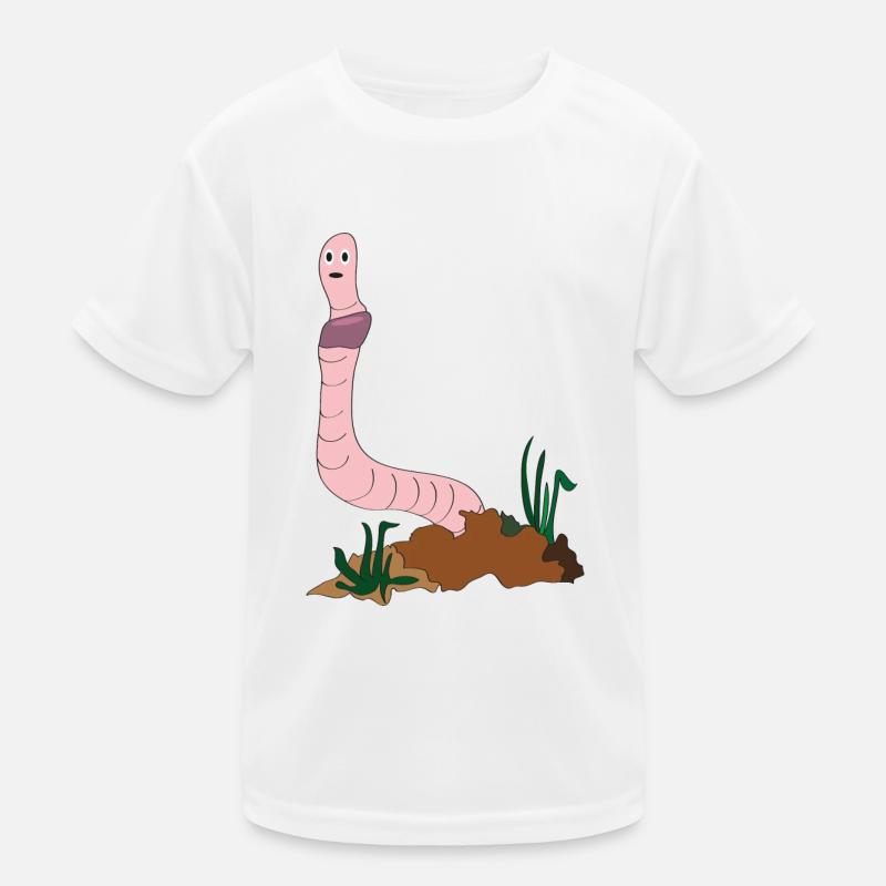 Ver de terre T-shirt sport Enfant