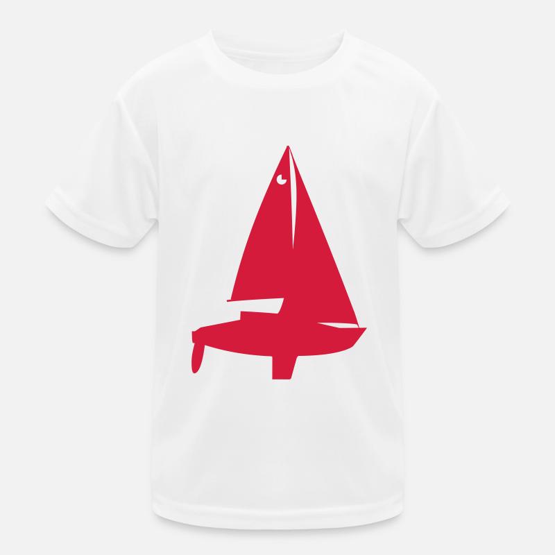 Hiddensee - Kinder Funktions-T-Shirt - Weiß