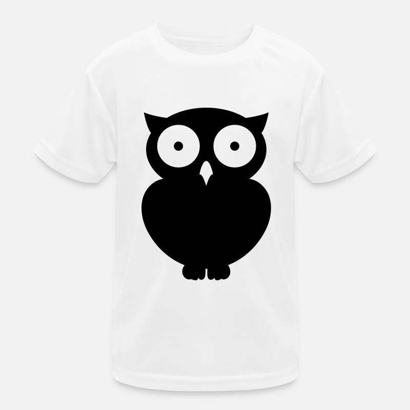 Eule Owl Kinder Funktions-T-Shirt