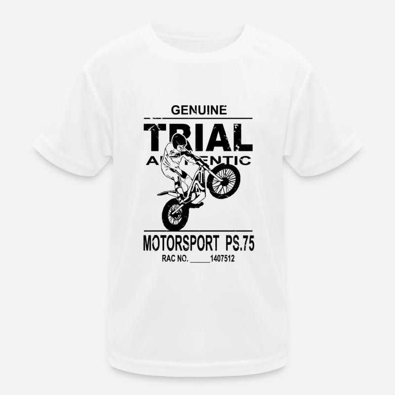 Trial Racing Kinder Funktions-T-Shirt