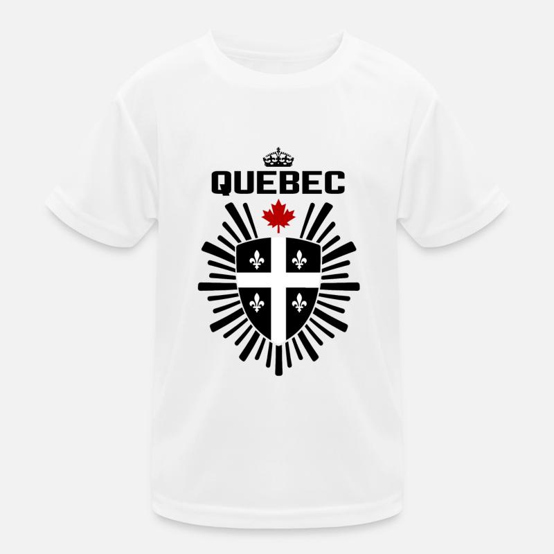 Quebec Kinder Funktions-T-Shirt