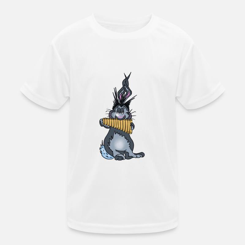 Panpipe lapin T-shirt sport Enfant