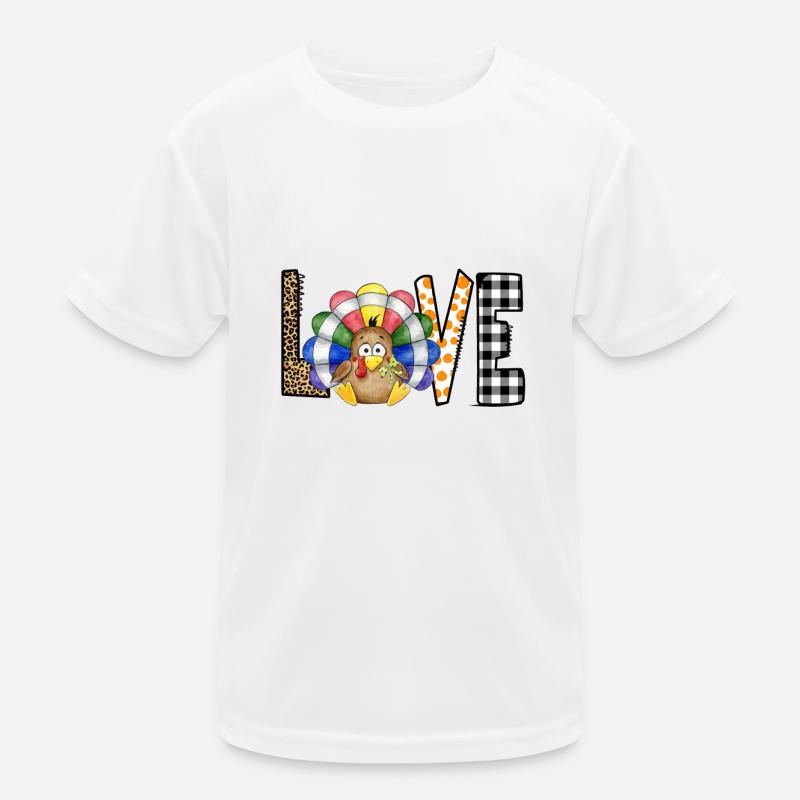 Love Turkey Kids Functional T-Shirt