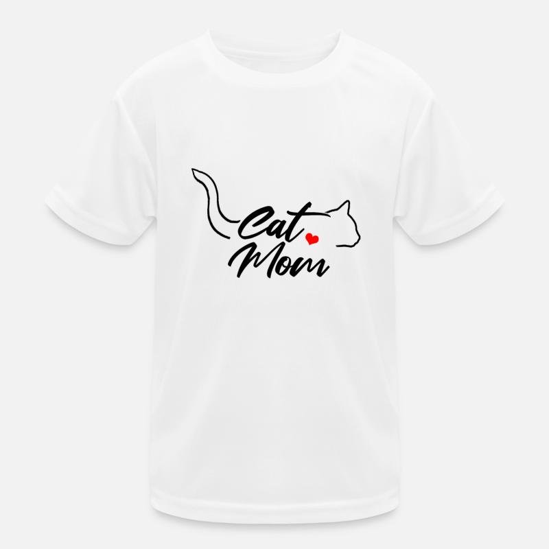 La mère chat minou chat T-shirt sport Enfant