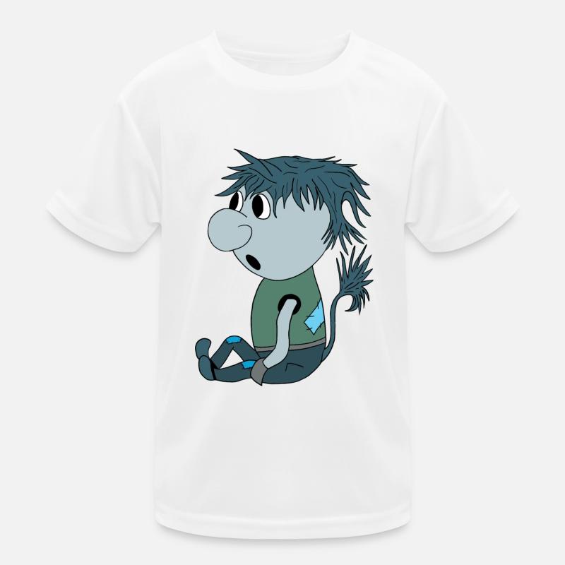 Troll bleu T-shirt sport Enfant