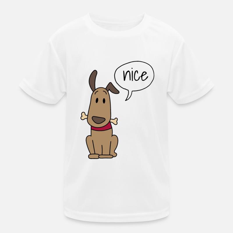 Mignon chien T-shirt sport Enfant