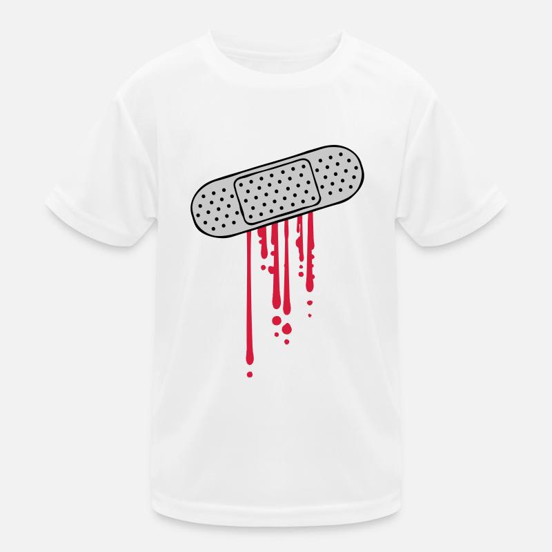 Patch de gouttes de sang T-shirt sport Enfant