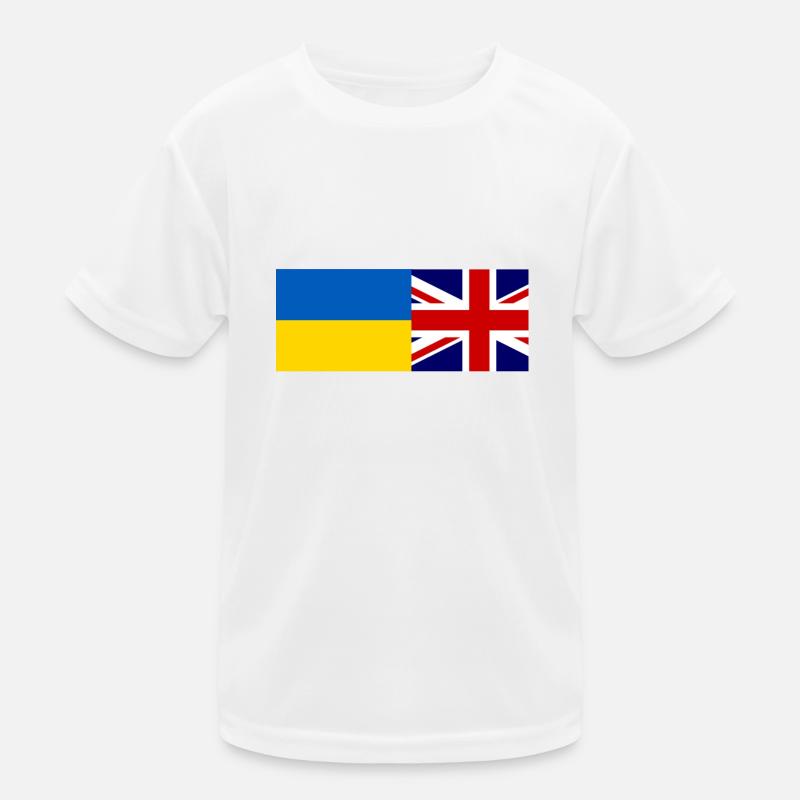 Solidarität mit der Ukraine Kinder Funktions-T-Shirt