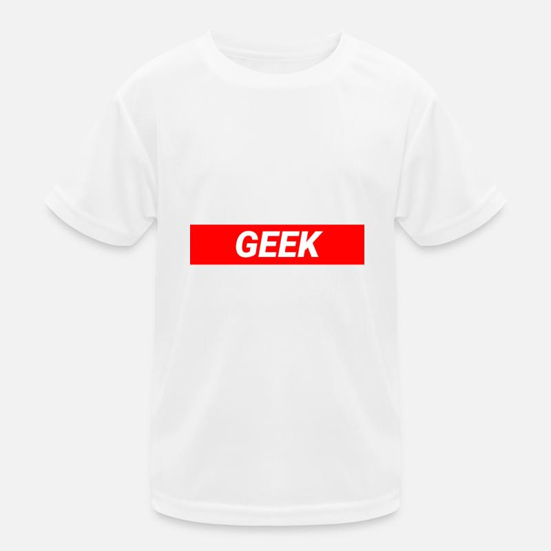 Geek Design T-shirt sport Enfant