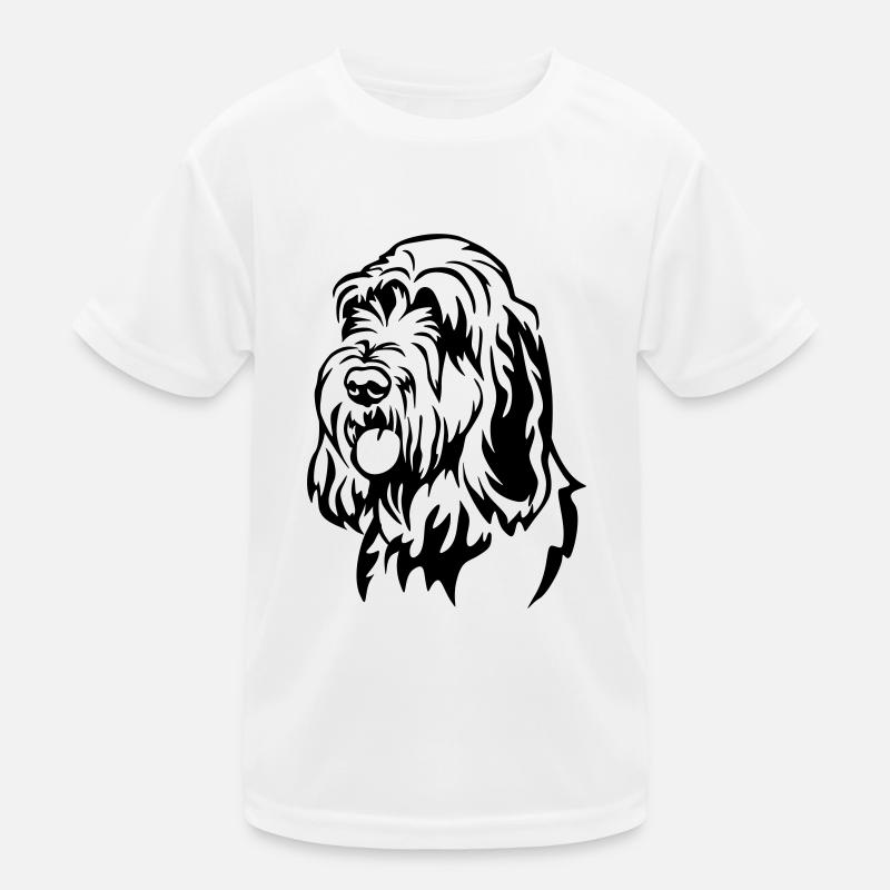 Spinone Italiano Kopf Kinder Funktions-T-Shirt
