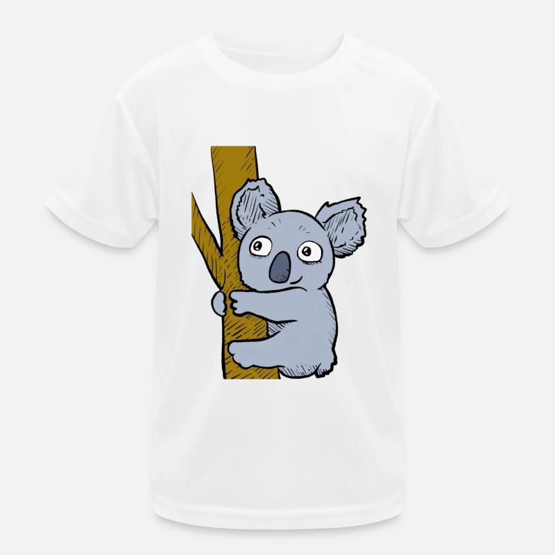 Frecher Koala Kinder Funktions-T-Shirt