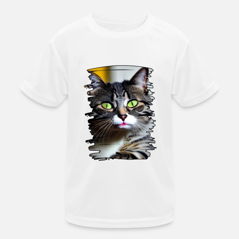 Visage de chat T-shirt sport Enfant