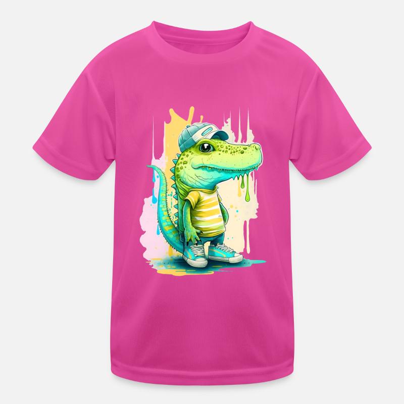 Conception d’alligator cool T-shirt sport Enfant