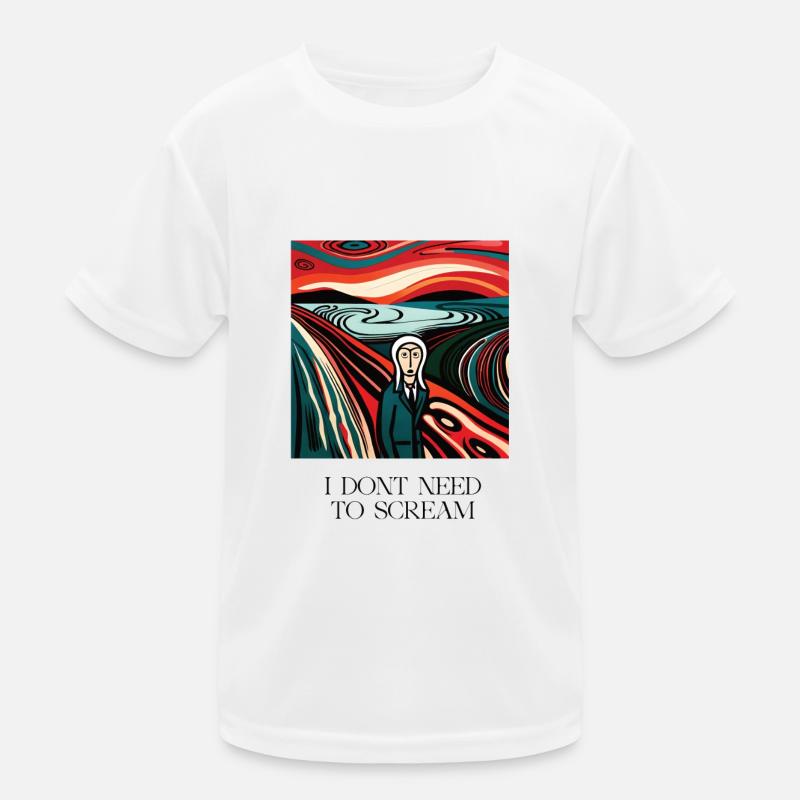NO SCREAM Kinder Funktions-T-Shirt