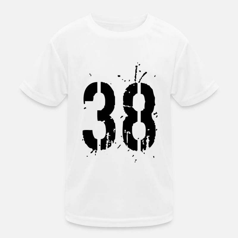 38 Nombre 38 T-shirt sport Enfant